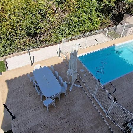 Villa Pour 10 Personnes Avec Piscine Et Jacuzzi 阿莱斯 外观 照片